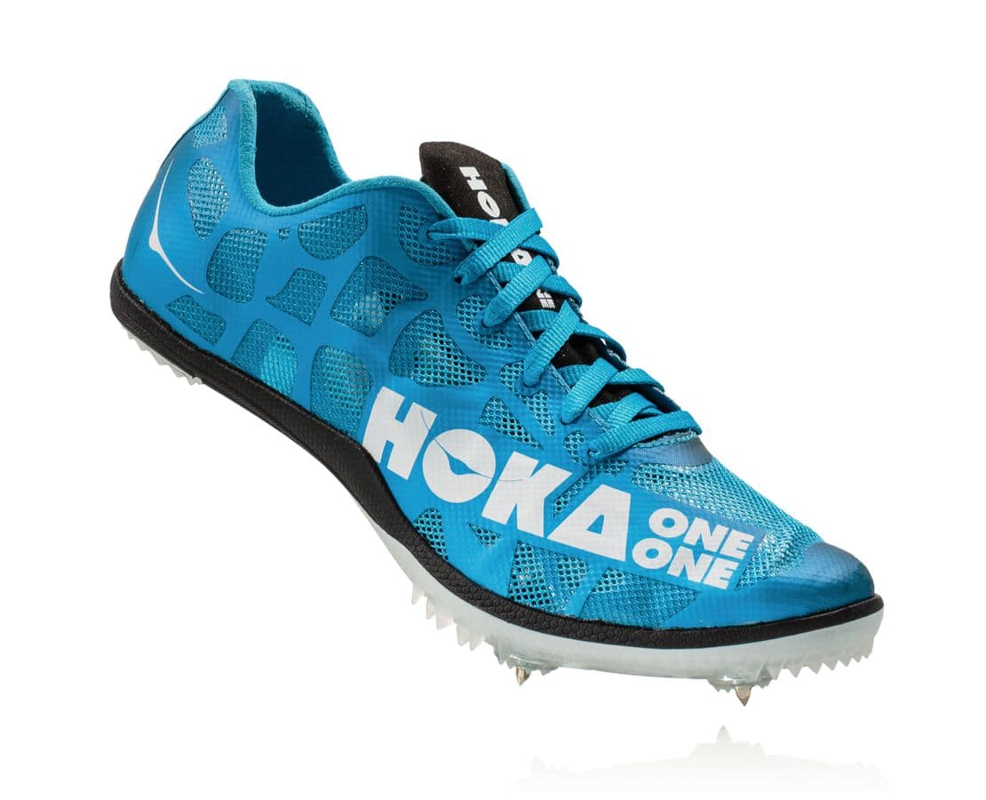 Hoka One One Rocket Md Philippines - Womens Track Spikes - Blue / White | PM7893016